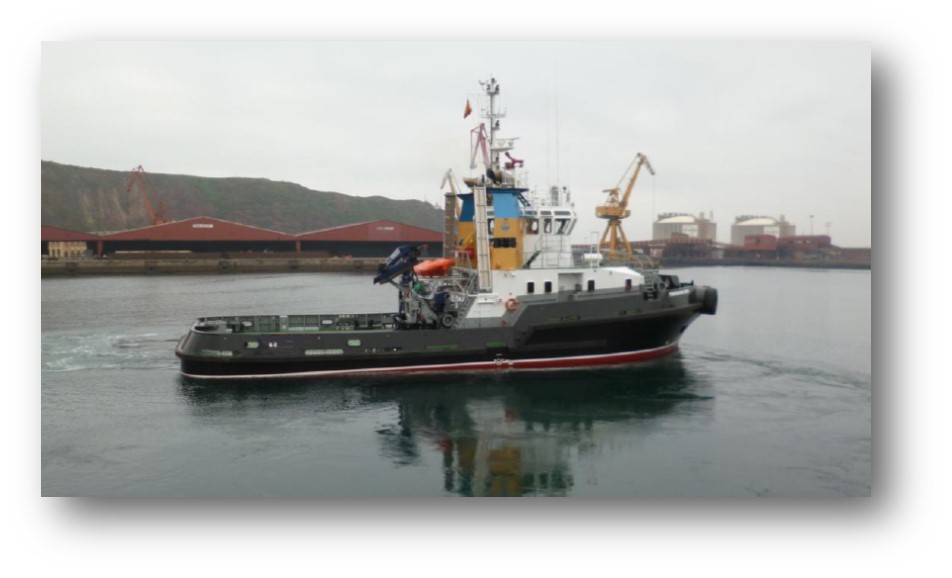 HMSTUG 506 fixed for towage of a Great Lakes Bulker, from Canada to Turkey for scrap