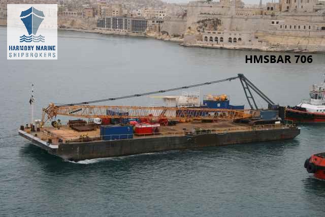 Deck Cargo Barge HMSBAR 706