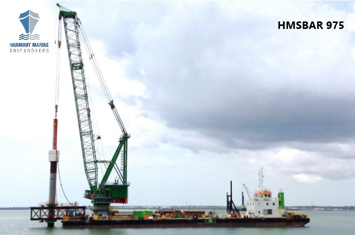Crane barge for sale in middle east