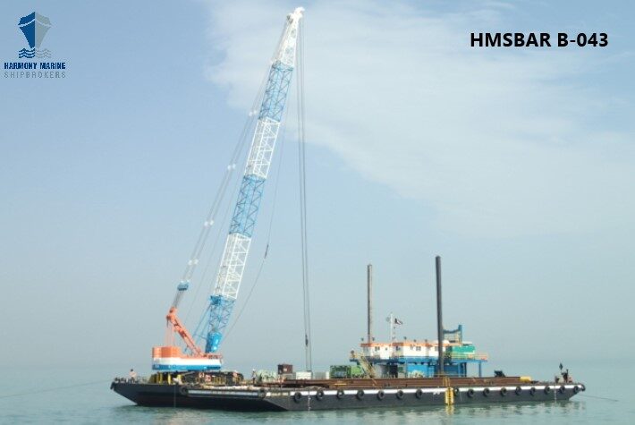 Crane Barge for hire in Kuwait